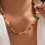 Collier de perles élégant de forme irrégulière, accessoire de 4