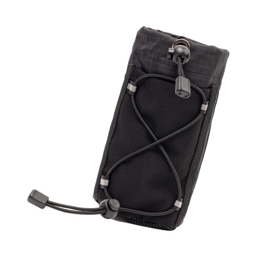 Porte-bouteille d'eau pratique avec cordon de serrage-Noir