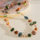 Collier de perles élégant de forme irrégulière, accessoire de 6