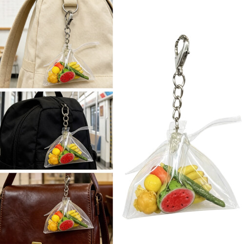Adorable faux porte-clés en forme de fruit, article de 1