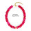 Collier acrylique coloré, accessoire moderne pour-Rose rouge 4