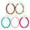 Collier acrylique coloré, accessoire moderne pour-Rose rouge 6