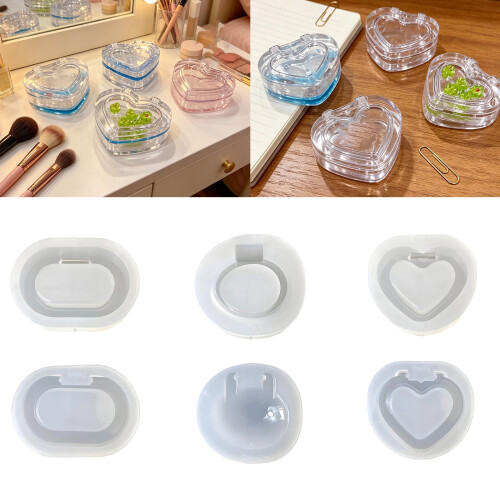 Small Silicone Mold Set Hand-Making Moulds Suitable for Resin-C 1