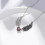 Collier pendentif aile gothique noir élégant, pour cadeau de 7