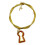 Elegant Hollow Key Clavicle Chain With Geometric Patterns-Red 1