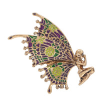 Charmante broche de fée à fleurs rétro, Corsage-YNCP6184 couleur