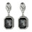 Collier/Bracelet/boucles d'oreilles élégants en diamants-boucle 1