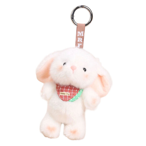 Animal Keychain Vibrant Color Sturdy Construction-rabbit1