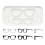 Moule en Silicone réutilisable en forme de lunettes,-Clair 1