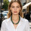 Collier ras de cou en perles de résine, tendance, cordon-couleur 5