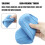 Magnetic Silicone Makeup Brush Holder Keeps Brushes-Deep Blue L 2