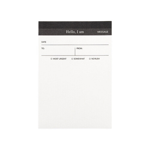 Bloc-notes d'affaires, 5 pièces, 50 feuilles de papier-message