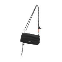 Sac à bandoulière compact à cordon de serrage adapté aux-Noir