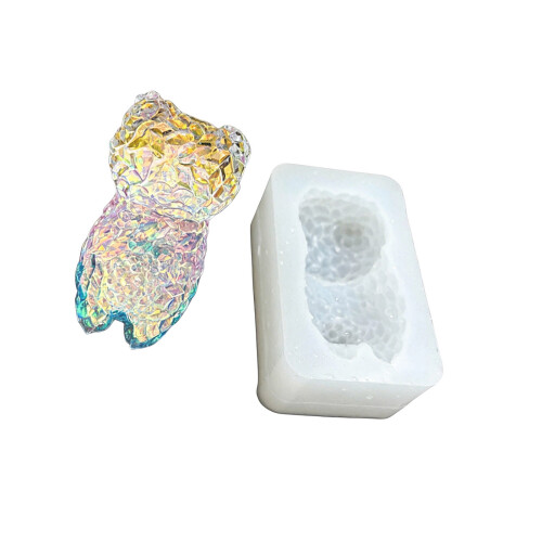 Moule flexible de chats de silicone de catégorie-Chat couché