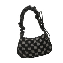 Women's Handbag Fashionable Crossbody Bag With-black square