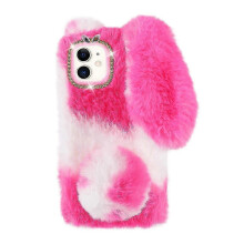 Iphonesecase Super Cute Se Cartoon Plush Fluffy Phone Case and Cover Decor