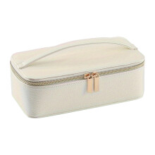 Étui de voyage élégant pour rangement de bijoux, avec 12-Beige