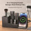 Leather Remote Stand Desk Accessories Storage Box With Built-M 7
