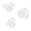 24pcs White Plastic Mesh Canvas Sheets: Versatile Plastic Canvas for Creative Embroidery Craft Proje 2