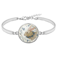 Charming Easter Rabbit Bracelet An Adorable Wrist Band and Perfect Gift for Women's Jewelry Collecti