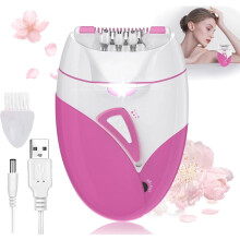 Epilator voor vrouwen, Smooth Glide gezichtshaarverwijderaar voor vrouwen met 2 snelheden