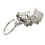Compacte 9,7 cm technische voertuigsleutelhanger Hoogwaardig 1