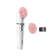3-in-1 elektrische epilator, gezichtsreiniger, oplaadbaar USB-reinigingsapparaat, waterdicht