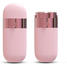 Gezichtsepilator voor vrouwen, oplaadbaar via USB, pijnloos – Roze