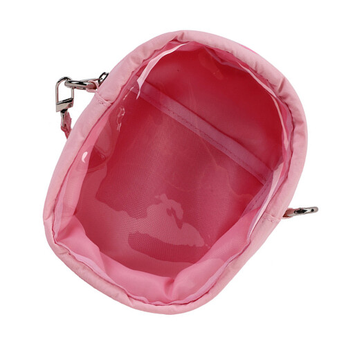 Leuke transparante poppentas van polyester voor dames,-Roze L