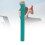 Flex-Trainer-Bar 15 Pfund grün 32,5  3,4 cm Silikon 1