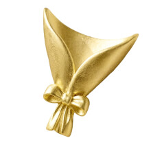 Personalisieren Sie das Blumen-Halsketten-Set mit-Gold 2