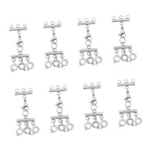 8 Pieces Versatile Jewelry Clasps with-steel color 3 shares