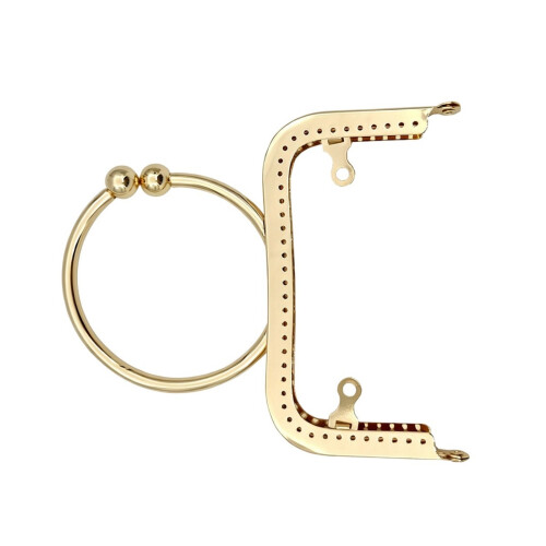 12.5Cm O Shape Handbag Frame Unique Concave Waist Design DIY-1