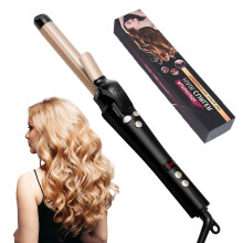 Automatic 360° Rotating Hair Curler with LCD Display