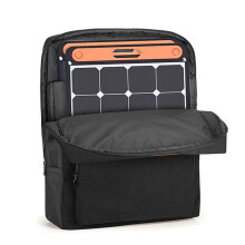 Laukku 100-200W aurinkopaneeleille, pölytiivis, kannettava, suojakotelo Jackery SolarSagalle, kaksoisvetoketjulla