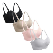 4pcs Sports Bra-padded Seamless High Impact Support for Yoga Workout Fitness
