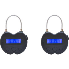2x älykäs aikalukko LCD-näyttö aikalukko USB ladattava ajastin musta muut hitsauslaitteiden lisävarusteet