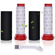 2 filtros para aspirador de pó Bosch Athlet 25.2v, filtros para Bosch Athlet Zoo'o BCH6ZOOO Pro Animal, peças de reposição para aspirador