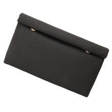 Moderne quadratische PU-Handtasche, stilvolle-Schwarz