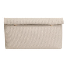 Sac à main en PU de forme carrée moderne, sac à main-Blanc