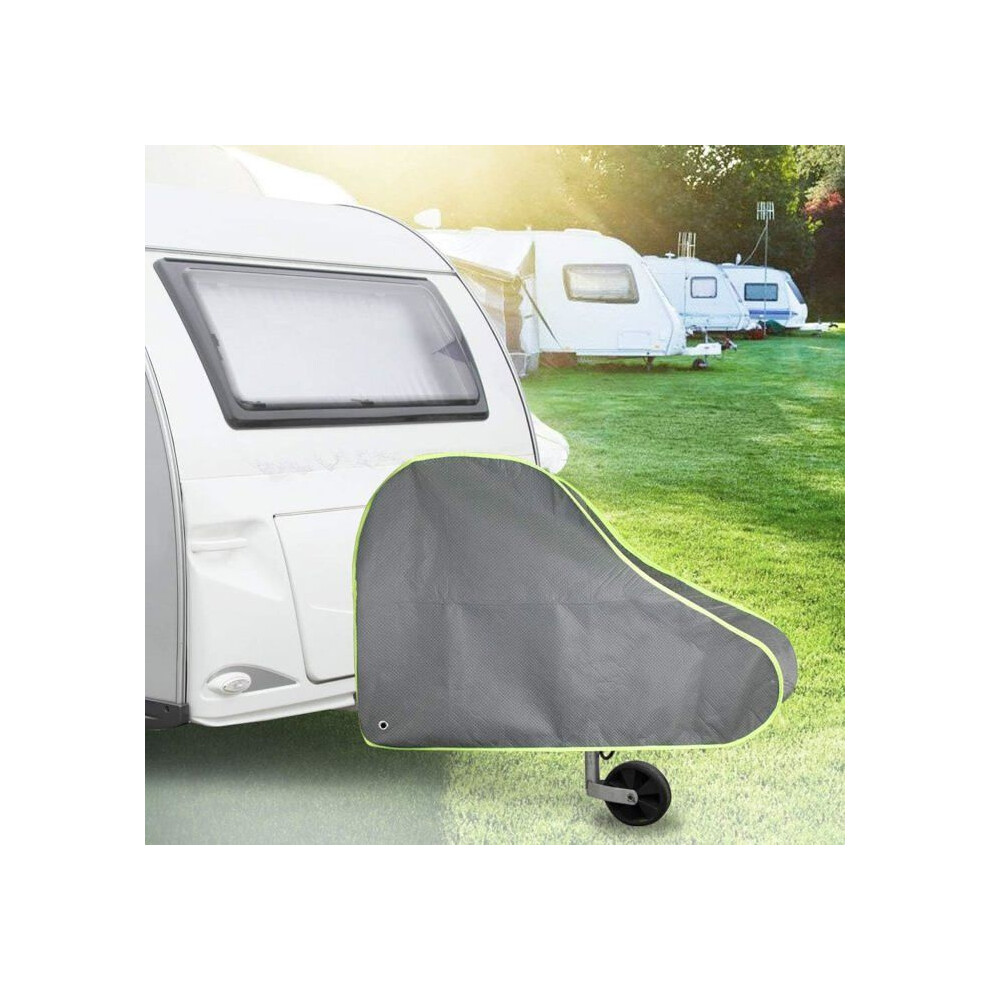 Trailer Drawbar Cover, Protective Cover For Caravans And Trailers, Universal Hitch - Grey 3174212397160