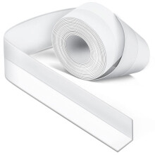 Striscia sigillante - ZEMINPEOEL - Silicone bianco - 3,2 m - Impermeabile - Antimuffa