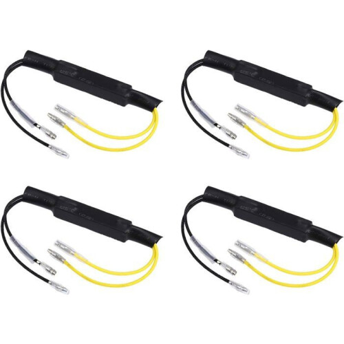 4 Stück Motorrad-LED-Blinker 12V LED Motorrad-Blinker-Widerstandsadapter (27W)