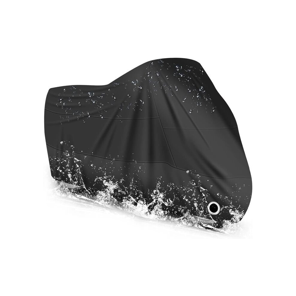 Waterproof, Cold And Weather Resistant Motorcycle Cover 210T (L-220X95x110cm) 5761958162572