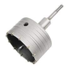 Betongatenzaag met 110 mm SDS Plus-adapter, voor baksteen, beton, cement en steen (100 mm + 110 mm SDS Plus-adapter)