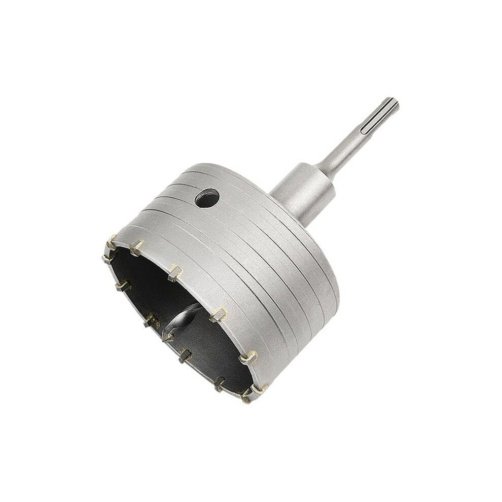 Concrete Hole Saw With 110Mm Sds Plus Adapter, For Brick, Concrete, Cement, Stone (100Mm + 110Mm Sds Plus Adapter) 5761958162619