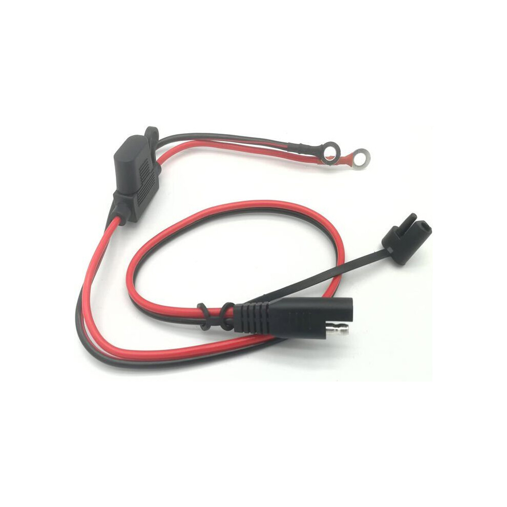 Sae Connector For Motorcycle Battery Charger - Sae Charging Cable - Quick-Release Plug At 12V Terminal Black 3483027217069