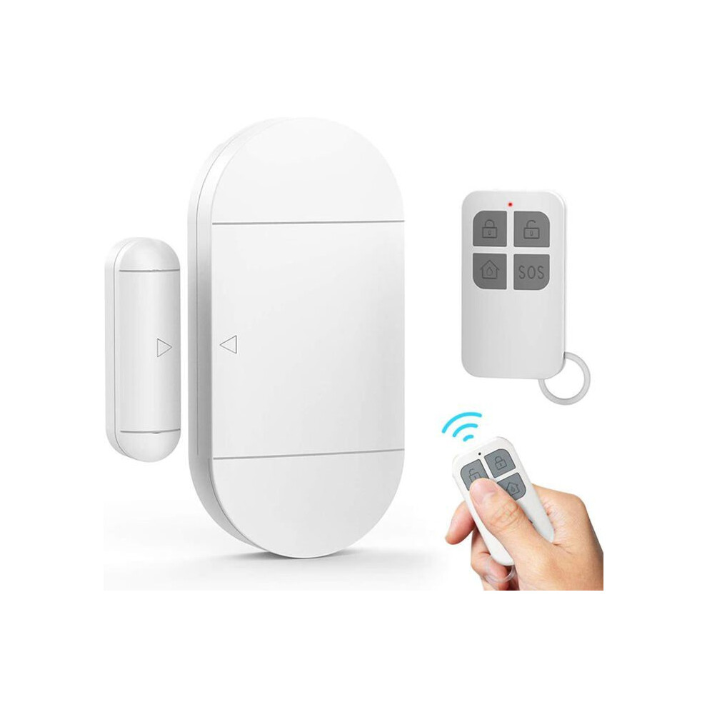 Door And Window Alarm, 130 Db Wireless Door And Window Detectors With Remote Control, Anti-Intrusion And Anti-Theft 6131681376871