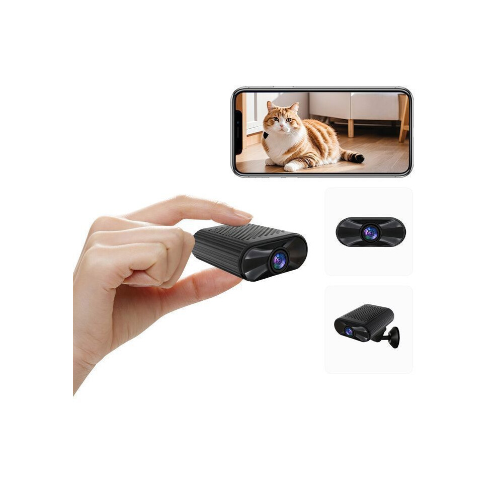 Aimiuvei Spy Camera, 4K Wifi Mini Wireless Security Camera With Cloud, App, Hd Night Vision, Ai Motion Detection 3339713299973