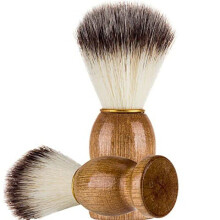 Pennello da barba in puro pelo di tasso, pennello da barba in pelo di tasso fatto a mano per uomo